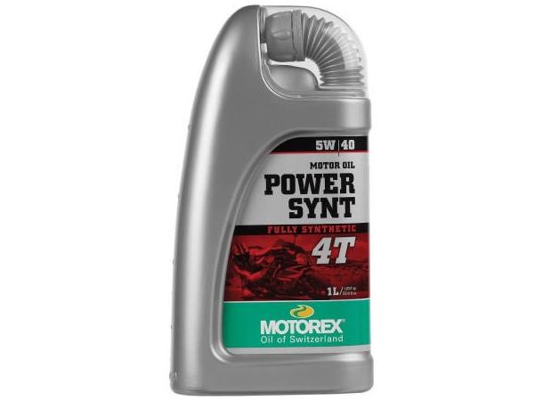Motorex Power Synt 4T SAE 5/40 Motorolje - 1 Liter